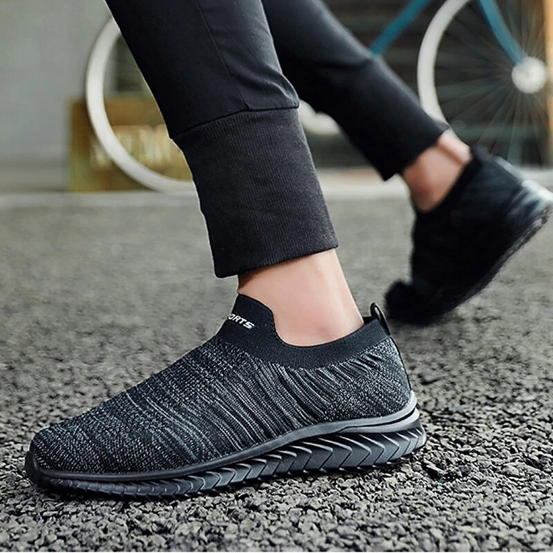 (image for) TENGOO Outdoors Mesh Material Breathable Anti-slip Lightweight Casual Sport shoes for Running Basketball Workout Gym